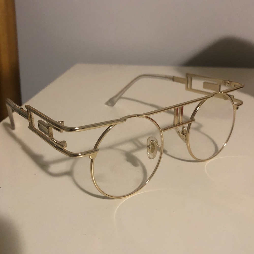 Dope Gold Frame Glasses